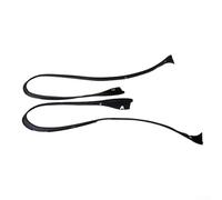 Pair of headlight rubber seal trim strips for Cayenne 2011 2012 2013 2014 models designed to replace broken or worn seals effectively