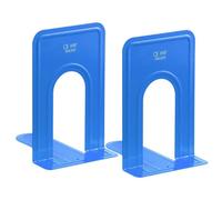 Pair Of Heavy Duty Metal Bookend Anti Slip Book End Stand Support Office School