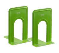 Pair Of Heavy Duty Metal Bookend Anti Slip Book End Stand Support Office School