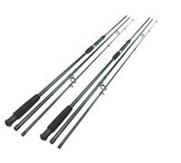 Pair of Hunter Pro 12 ft SLR Carbon Carp Rods: 3-Piece 2.75 lb Test Curve Specimen Rod Set (2 Rods)