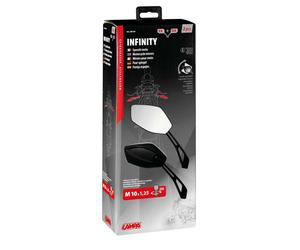 Pair of Infinity Homologated Rearview Mirrors Right Thread Motorcycle - C90129