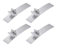 Pair of Infrared Heater Stand Feet for Heating Panels, 16-22mm Frame Thickness, Floor Mounting Legs Compatible with Panels up to 1300mm L x 610mm W, Aluminium Alloy(4pc)
