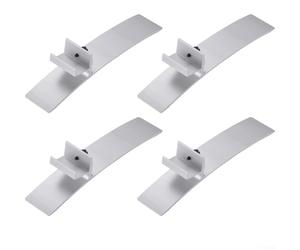 Pair of Infrared Heater Stand Feet for Heating Panels, 16-22mm Frame Thickness, Floor Mounting Legs Compatible with Panels up to 1300mm L x 610mm W, Aluminium Alloy(4pc)
