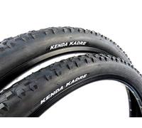 Pair of KENDA K1027 KADRE Bike Tyres, 27.5 x 2.10, Cross-Country MTB, ETRTO 52-584