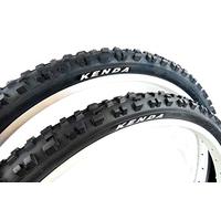 Pair of KENDA KINETICS K877 Front & K887 Rear MTB bike tyres, size 26 x 2.10, ETRTO 54-559