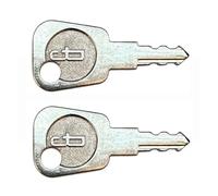Pair of KWL40 Window Keys | LockDoctor.biz Replacement Key for uPVC Window Handle Locks | Fab & Fix, Connoisseur | 2 Keys Supplied