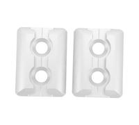 Pair of L Track Anchor Points Aluminium Alloy Square Tie Down Anchor Point for Airplane Motorhomes Ambulances Etc