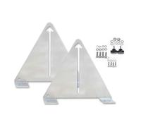 Pair of large Tilt & Flip Mounting Solar Panel brackets with fixing bolts (243.2mm high) CraigSolar.co.uk