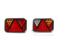 Pair of LED Trailer Combination Lights, Radex 5800 Replacement, Fristom, 12v, Maypole