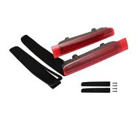 Pair of Left & Right Rear 3rd Brake Lights Compatible with VW T5/T6 Barn Door (2003-Up) - Built-in 10 Ultra Bright LED, IP65 Waterproof & Easy Installation - Smoke Black Lens