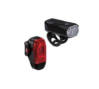 Pair of LEZYNE KTV Drive Pro 300 + KTV Drive Pro Lighting - Black