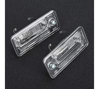 Pair of License Plate Lamps, License Plate Light 8E0807430A 8E0807430B Fit for A3 A4 A5 A6 C6 A8 D3 Q7 RS4 License Plate Light