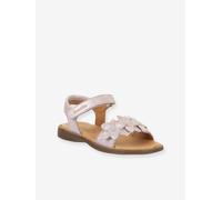 Pair of LORE FLOWERS Leather Sandals for Girls, FRODDO blush