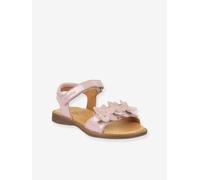 Pair of LORE FLOWERS Leather Sandals for Girls, FRODDO rose