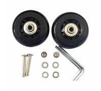 Pair of Luggage Suitcase Replacement Wheels Repair Axles Deluxe Repair Kit (45x19mm)