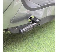 Pair of M8 Foldable Motorcycle Foot Rests - CNC Aluminium Alloy Rear Pegs Anti-Slip Design Mount E-Bike Scooter 120x38mm(A)