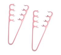 Pair of Matte Finish Hair Brushes Advanced Bristles Pattern Builds Natural Looking Texture Conceals Part Lines Suitable for All Hair Types Antistatic Split End Detangling Comb