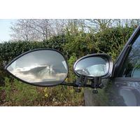 Pair of Milenco Aero 4 Caravan / Trailer Towing Mirrors Flat Glass + Storage Bag