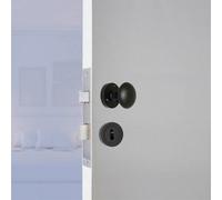 Pair Of Mortice Sprung Door Knobs Round Victorian 56mm Matt