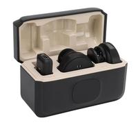 Pair of Noise Canceling Wireless Lavalier Phones 2.4GHz Clip On Magnetic Phones with Type C Interface and Charging Case Ideal for Video Recording and Live Streaming
