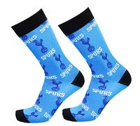 Pair of Official Mens Tottenham Football Socks, 2 pieces, (Adults Size 8-11)