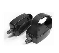 Pair of Pedals 1/2 for Exercise Bikes Adjustable Replacement Pedals with Strap, Non-Slip for Room Bike, Bicycle, Fitness Indoor Bike