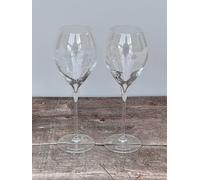 Pair of Perrier-Jouet Limited Edition Swirl Patterned Champagne Glasses