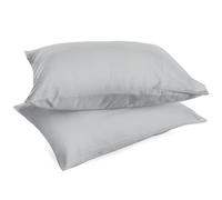 Pair of Plain 100% Cotton Percale 200 Thread Count 50 x 80 Cushion Cover with Flap, Set of 2