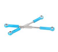 Pair of Processing 12×3×2 Pairs Aluminium Alloy Metal Tie Rod RC Accessories Suitable for Hsp 94762 94763 1 8 RC Car Blue, #711