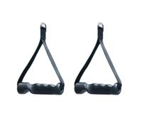 Pair of Pull down Handles for Biceps Training Home Fitness Enthusiasts | Tpe Material, Black Finish, Easy Installation, Suitable for Sports, High Reliability