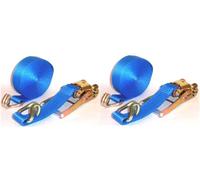 Pair of Ratchet Straps Heavy Duty 5 Tonne Ton 12m x 50mm Cargo, Boats, Cars