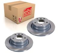 Pair of Rear Brake Disc Fits BMW 1 Series F20 LCI F21 2 F22 Febi 39113