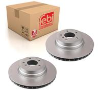 Pair of Rear Brake Disc Fits BMW X5 E70 X6 E71 OE 34216886480 Febi 36385