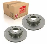 Pair of Rear Brake Disc Fits Citroen C5 II OE 4246W4 Febi 26739