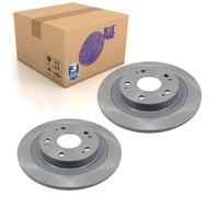 Pair of Rear Brake Disc Fits Honda Civic IX OE 42510TV0E01 Blue Print ADH243123