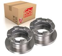 Pair of Rear Brake Disc Fits IVECO Daily OE 42471150 Febi 29161