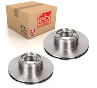 Pair of Rear Brake Disc Fits IVECO OE 7188210 Febi 101730