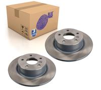 Pair of Rear Brake Disc Fits Land Rover Discovery Range II Blue Print ADJ134327