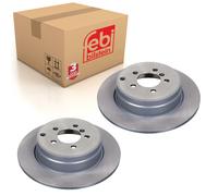 Pair of Rear Brake Disc Fits Land Rover Range III OE SDB000211 Febi 43961