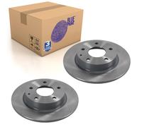 Pair of Rear Brake Disc Fits Mazda Mazda3 AWD Blue Print ADM543131