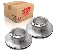 Pair of Rear Brake Disc Fits Mercedes Benz Atego IIAtego Febi 11962