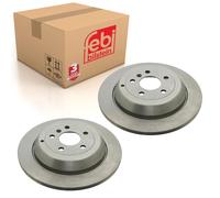 Pair of Rear Brake Disc Fits Mercedes Benz M-Class Model 164 R-Class Febi 24747
