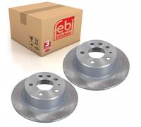 Pair of Rear Brake Disc Fits Mercedes Benz Model 111 Fintail 114 /8 1 Febi 08506