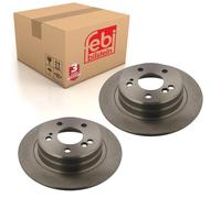 Pair of Rear Brake Disc Fits Mercedes Benz SL Model 129 Febi 10685