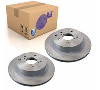 2x Brake Discs Pair Vented fits NISSAN 300ZX Z32 3.0 Rear 90 to 95 VG30DETT Set