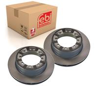 Pair of Rear Brake Disc Fits Renault Mascott MASCOTT OE 5010260609 Febi 29177