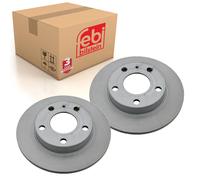 Pair of Rear Brake Disc Fits Seat Exeo Audi quattro 90 A4 Coupe S4 Febi 23570