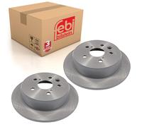Pair of Rear Brake Disc Fits Toyota OE 4243130280 Febi 108562