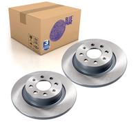 Blue Print Pair of Solid Painted Brake Disc Rotor ADL144310 fits REAR