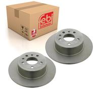 Pair of Rear Brake Disc Fits Vauxhall Vectra Saab 43168 43229 I Febi 23544